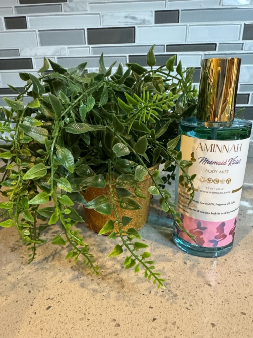 AMINNAH - Mermaid Kisses Body Mist (not aerosol & no alcohol)